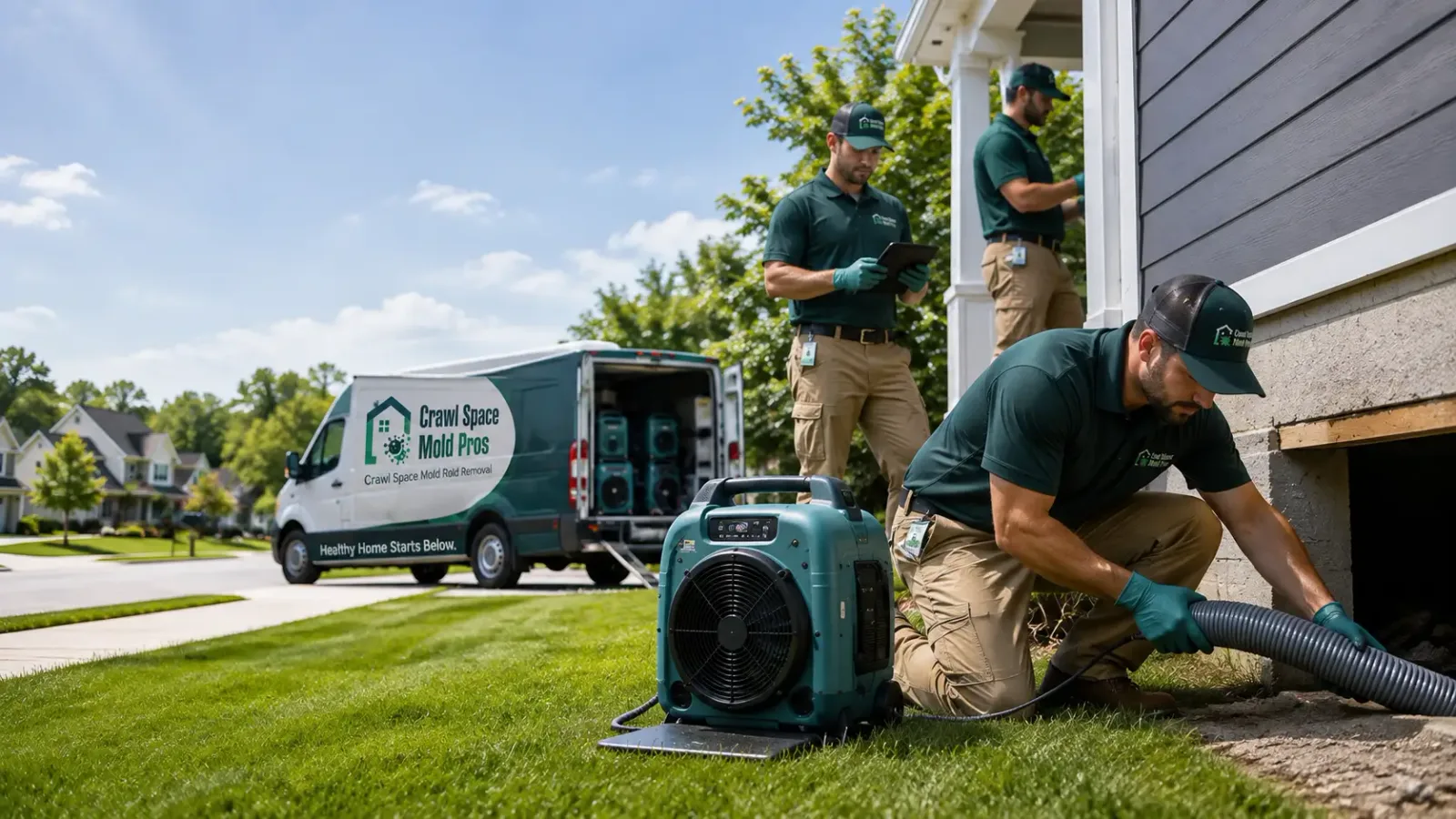 Crawl Space Mold Removal in Audubon, MN